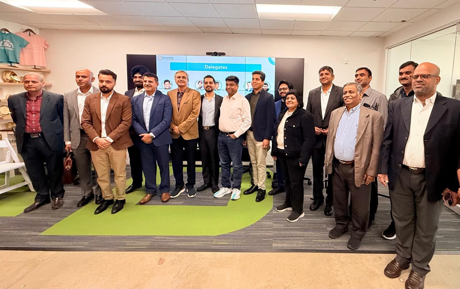 NASSCOM Delegation Visits the US–India Collaborative Corridor