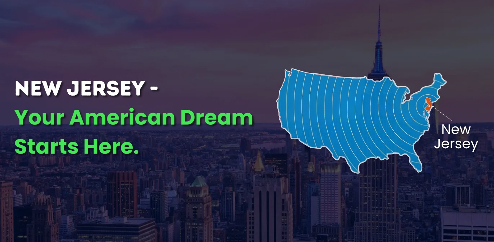 New Jersey - Your American Dream Starts Here.