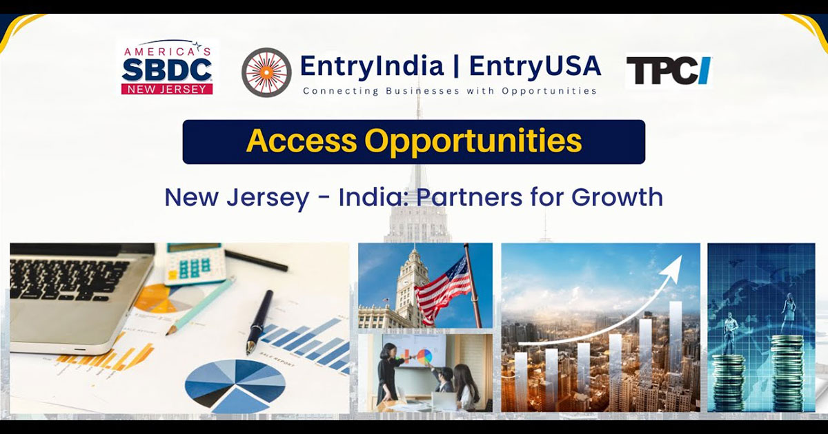 ACCESS OPPORTUNITIES: New Jersey & India - Partners for Growth