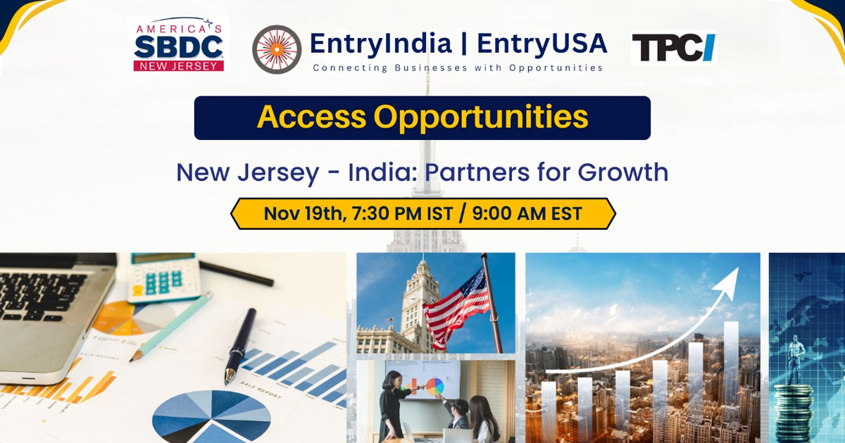 ACCESS OPPORTUNITIES: New Jersey & India - Partners for Growth